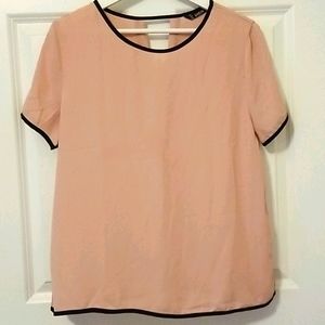 New Pink semi-sheer blouse!